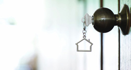 doorknob with a key