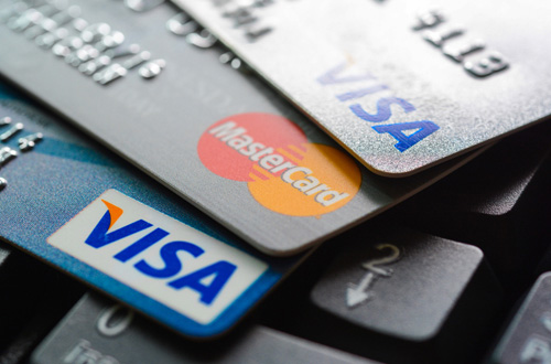 pile of credit cards